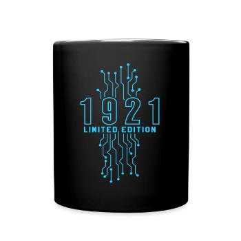 Birthday 1921 Gaming Limited Edition Gamer - Full Colour Mug - black - Front