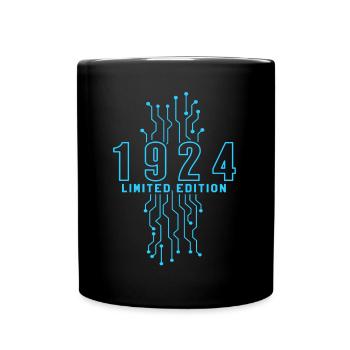 Birthday 1924 Gaming Limited Edition Gamer - Full Colour Mug - black - Front
