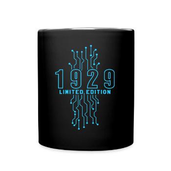Geburtstag 1929 Gaming Limited Edition Gamer - Tasse einfarbig - Schwarz - Vorne