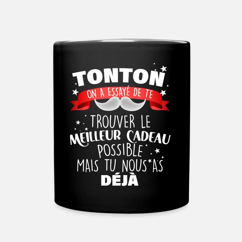 Tonton Meilleur Cadeau Possible - Mug uni - noir