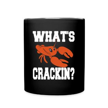 homard - Qu’est-ce que le crackin - Mug uni - noir - Devant