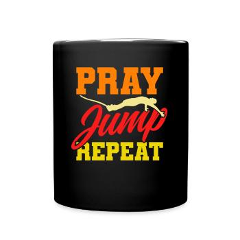 Saut à l’élastique Saut à l’élastique Cadeau de sports extrêmes - Mug uni - noir - Devant