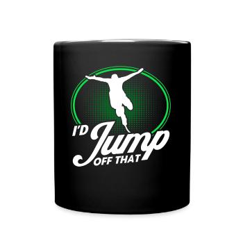 Sports extrêmes Bungee Jumping Bungee Springer - Mug uni - noir - Devant
