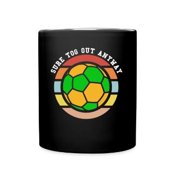 Irischer Mannschaftssport Gälisches Fußballspiel G - Tasse einfarbig - Schwarz - Vorne