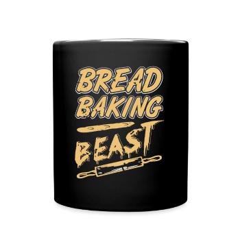 Bread baker beast - Full Colour Mug - black - Front