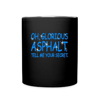 Skater Oh Glorious Asphalt Dis-moi ton secret - Mug uni - noir - Devant