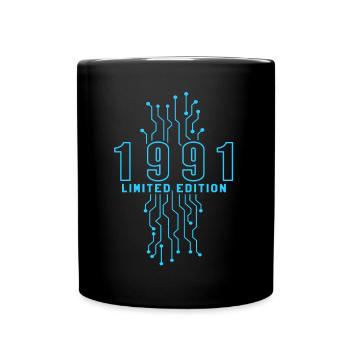 Birthday 1991 Gaming Limited Edition Gamer - Full Colour Mug - black - Front