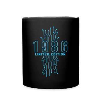 Geburtstag 1986 Gaming Limited Edition Gamer - Tasse einfarbig - Schwarz - Vorne