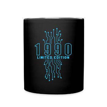 Birthday 1990 Gaming Limited Edition Gamer - Full Colour Mug - black - Front