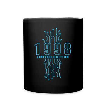 Geburtstag 1998 Gaming Limited Edition Gamer - Tasse einfarbig - Schwarz - Vorne
