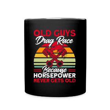 Autorennen Drag Racing Drag Racer Geschenk - Tasse einfarbig - Schwarz - Vorne