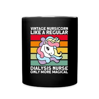 Dialyse Dialyse Infirmière en soins infirmiers - Mug uni - noir - Devant