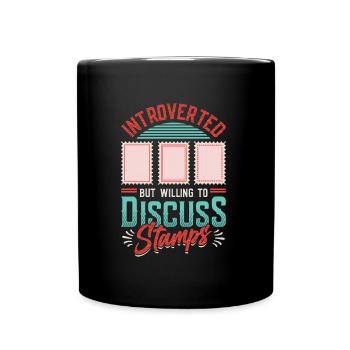 Timbres introvertis mais prêts à l’emploi. - Mug uni - noir - Devant