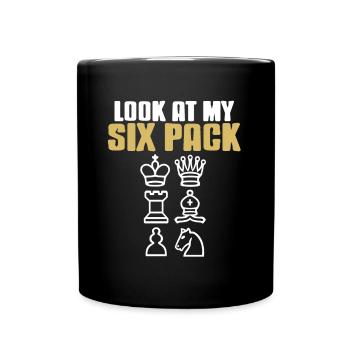 Regardez mon pack de six - Mug uni - noir - Devant