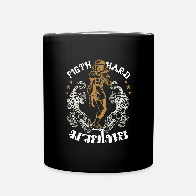 Muay Thai Traditional Sport Fighter Gift Idea - Tasse einfarbig - Schwarz