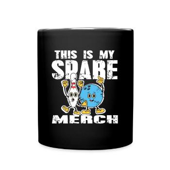 This is my Spare merch - Tasse einfarbig - Schwarz - Vorne