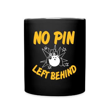 Aucune épingle laissée derrière - Mug uni - noir - Devant