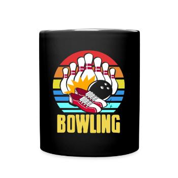 Bowling Ball Team - Full Colour Mug - black - Front