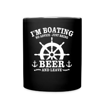 Capitaine Beer - Mug uni - noir - Devant
