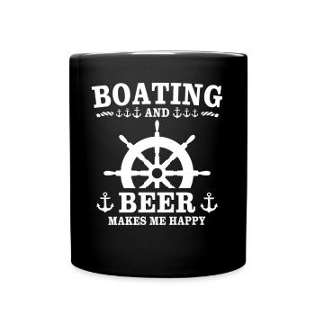 Capitaine Beer - Mug uni - noir - Devant