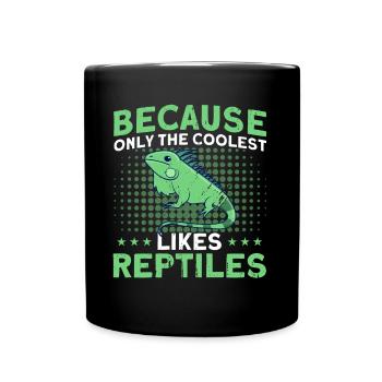 Lézards Reptile Reptile Lovers Cadeau - Mug uni - noir - Devant