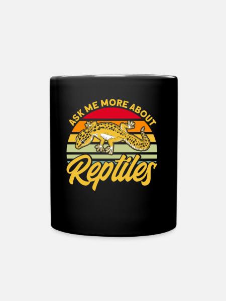Reptiles Reptile Snake Cadeau - Mug uni - noir