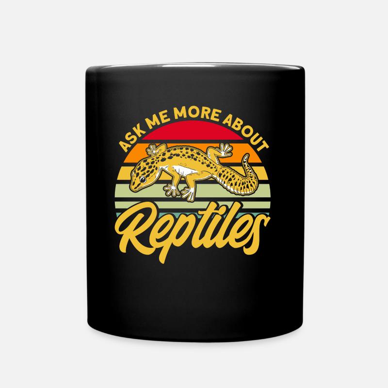 Reptiles Reptile Snake Cadeau - Mug uni - noir