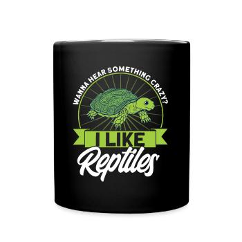 Reptile Lizards Reptile Lovers Gift - Mug uni - noir - Devant