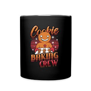 Cookie baking crew, Christmas, gingerbread. - Full Colour Mug - black - Front