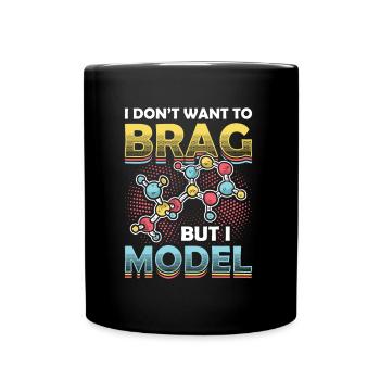 Modélisation physique, drôles d’amateurs de physique - Mug uni - noir - Devant