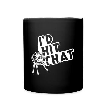 Archery - Id hit that - Full Colour Mug - black - Front
