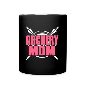Sagittaire - Maman tir à l’arc - Mug uni - noir - Devant