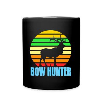 Chasseur à l’arc - Mug uni - noir - Devant