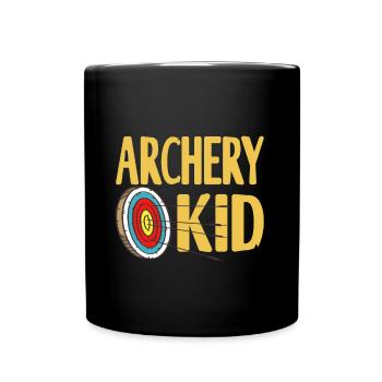 Bogenschütze - Enfant de tir à l’arc - Mug uni - noir - Devant