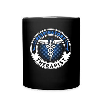 Thérapeute respiratoire agréé Respirotar Ther - Mug uni - noir - Devant