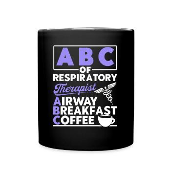 Intensivpflege Eingetragene Respirotäre Therapeuti - Tasse einfarbig - Schwarz - Vorne