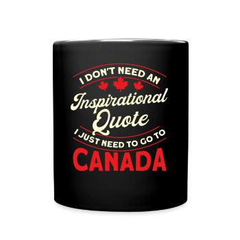 Jours fériés de Racines canadiennes Canada - Mug uni - noir - Devant