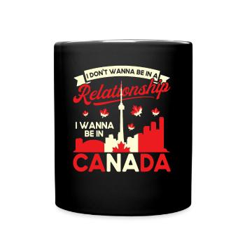 Fêtes du Canada Racines canadiennes - Mug uni - noir - Devant
