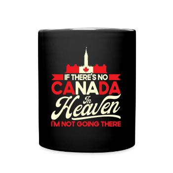 Racines canadiennes Canada Vacances Canada Cadeau - Mug uni - noir - Devant