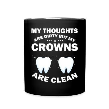 Conception de cliniques dentaires et de techniciens de laboratoire dentaire - Mug uni - noir - Devant