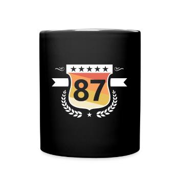 Fabriqué en 1987 - Vintage Edition Anniversaire - Mug uni - noir - Devant
