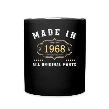 All original parts 1968 - Full Colour Mug - black - Front