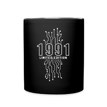 Birthday 1991 Gaming Limited Edition Gamer - Full Colour Mug - black - Front