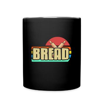 Cuisson du pain - Pain - Mug uni - noir - Devant