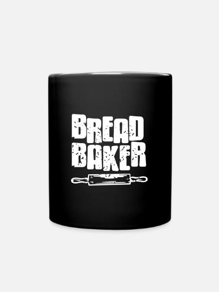 Bread Baker - Tasse einfarbig - Schwarz