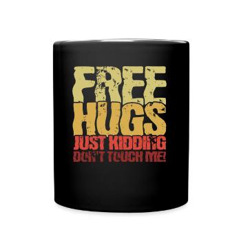 Irony Sarcastic Black Humor Gift - Full Colour Mug - black - Front
