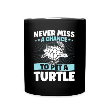 Sea turtle Sea turtles Turtles - Full Colour Mug - black - Front