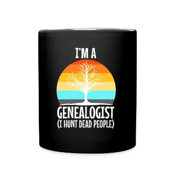 I hunt dead people - Tasse einfarbig - Schwarz - Vorne