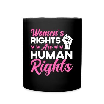 Droits des femmes Égalité des sexes - Mug uni - noir - Devant