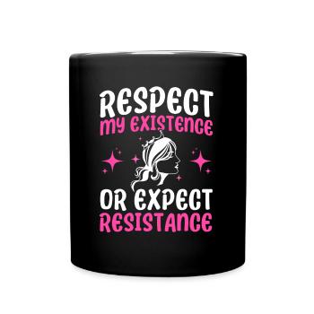 Droits des femmes Autonomisation féministe - Mug uni - noir - Devant